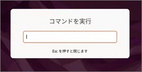 Ubuntuのコマンドを実行