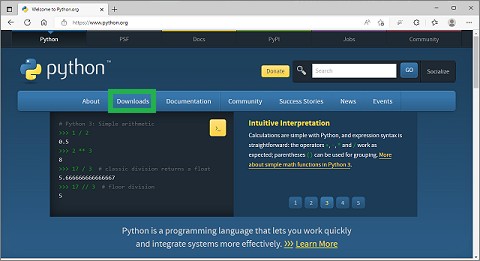 Pythonのサイト