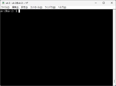 TeraTermの画面