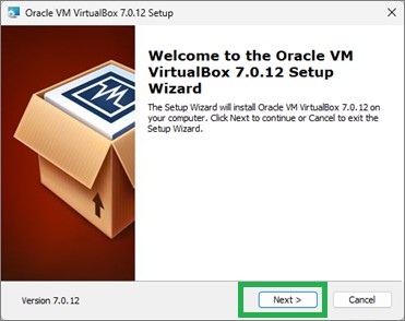 VirtualBoxのSetup