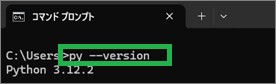 py --version