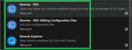 RemoteーSSHのインストール完了