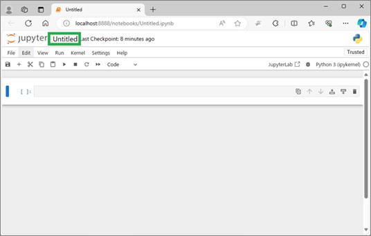 Jupyter Notebookのタイトル