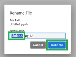 Jupyter Notebookのタイトル変更